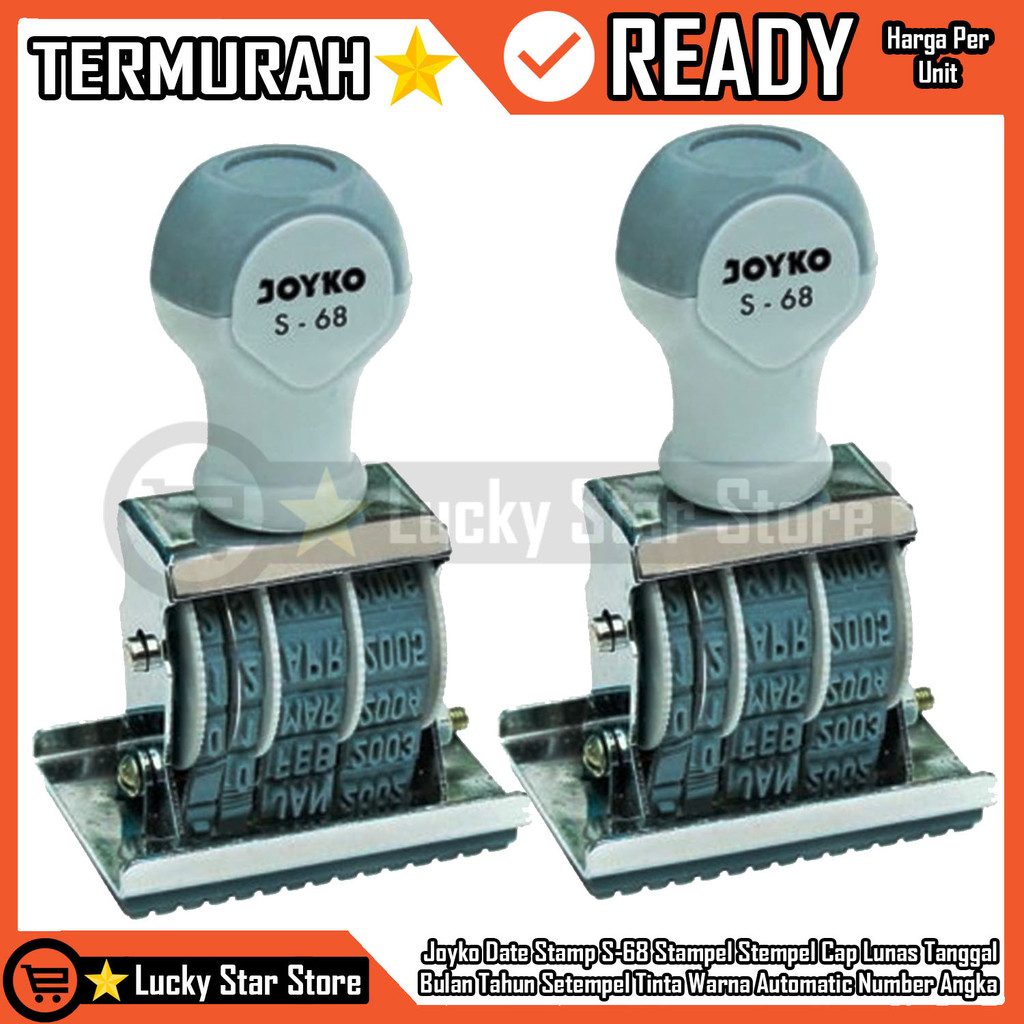 

Jk Date Stamp S-68 Stampel Stempel Lunas Tanggal Cap Bulan Tahun Setempel Tinta Warna Stemp Automatic Number Angka Alat Pengecap Kertas Date Nomor Otomatis Self Inking Setampel Sekolah Kantor Perlengkapan