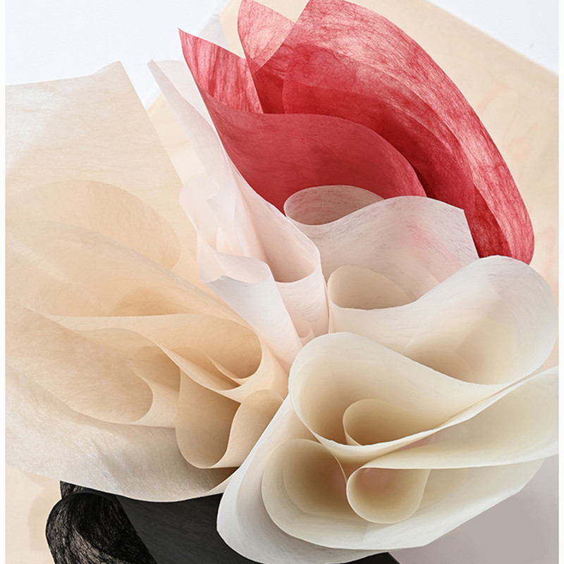 

40pcs flower arrangement wrapping paper, cotton flower wrapping lining paper, non-woven floral wrapping paper, florist supplies