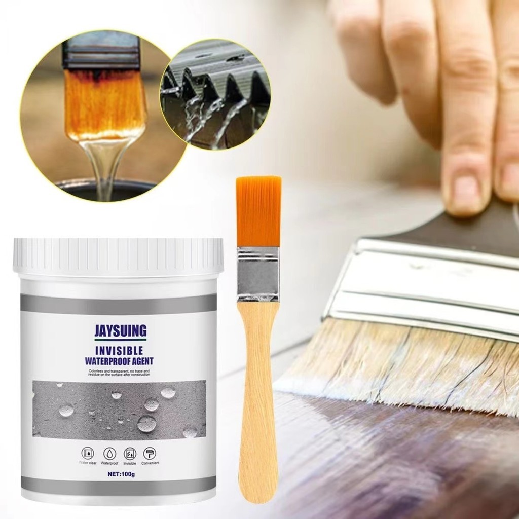 300g Lem Anti Bocor Sealant Lem Transparan Anti Bocor Lem Perekat Anti Bocor Tahan Air Dengan Sikat