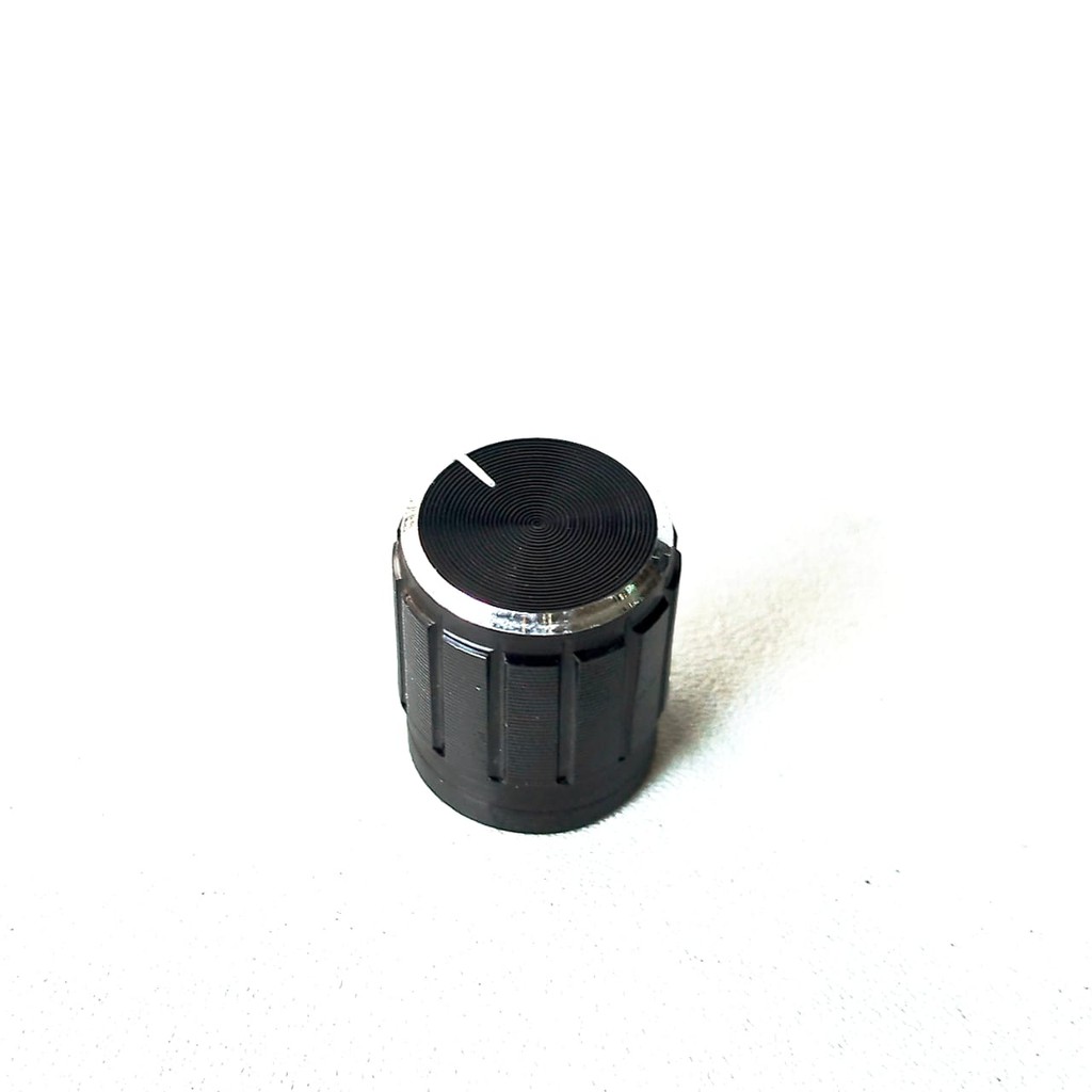 Knop Potensio Kecil Hitam Kilat 14mm x 17mm Knob Amplifier 14x17