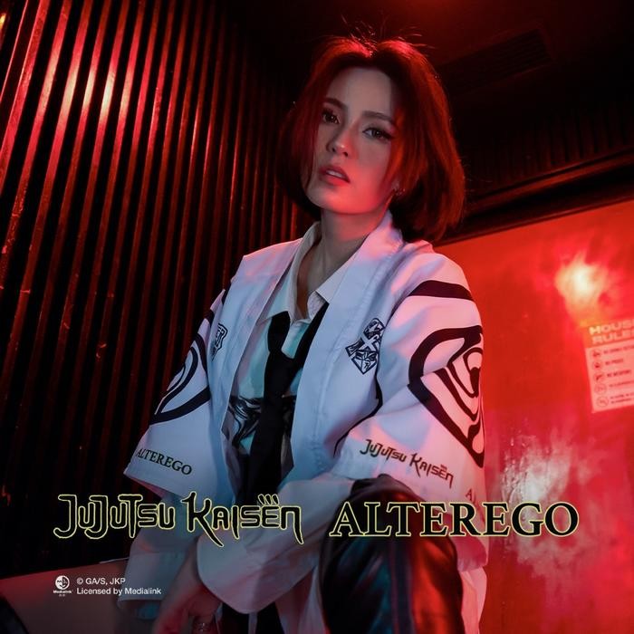 Ready Stok ALTER EGO X JUJUTSU KAISEN HAORI KIMONO WHITE - M