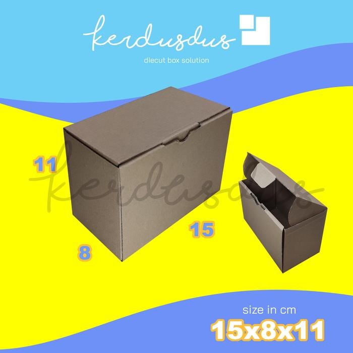 

15x8x11 cm kardus carton box diecut pizza kue packing packaging
