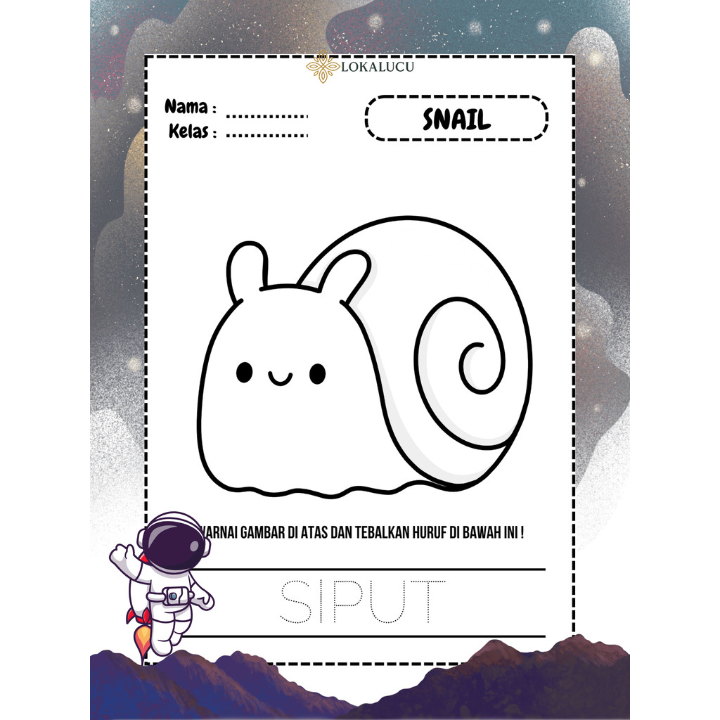 

[Whispers] 50 Lembar Gambar & Mewarnai Aktivitas Anak di Rumah atau Sekolah Ukuran A5