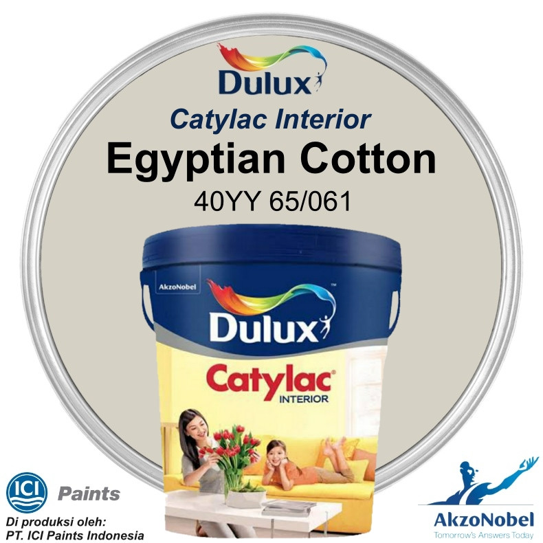 CAT DULUX CATYLAC INTERIOR 5 KG - EGYPTIAN COTTON 40YY 65/061