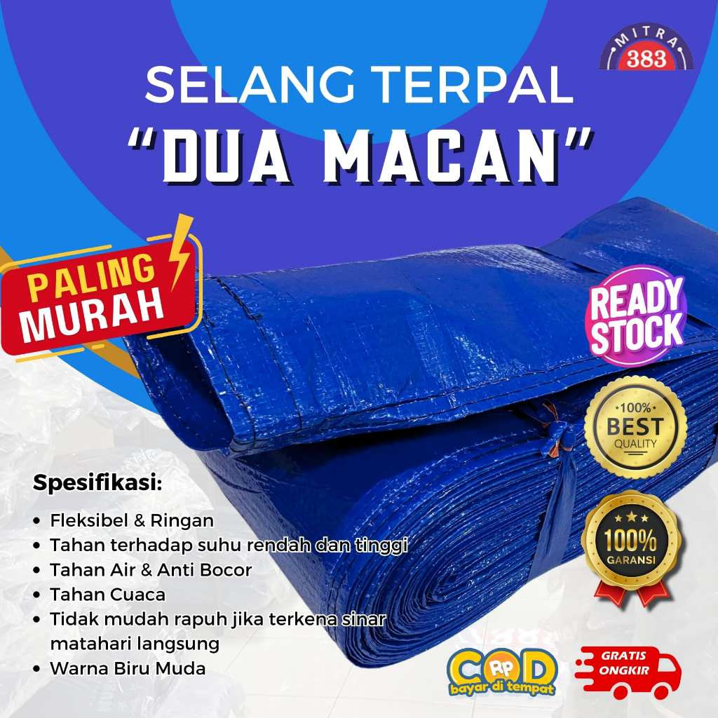 NEW PRODUK Selang Air Terpal Irigasi 2 dim/Inch 2,5 dim/Inch 3 dim/Inch 4 dim/Inch Selang Sawah Dies