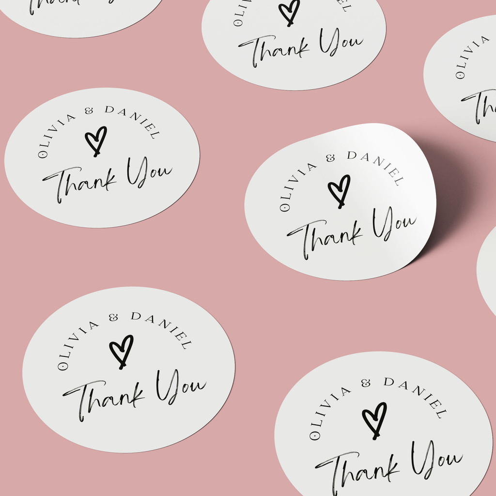 

[ISI SD 125pcs] Sticker Souvenir Bulat Stiker Wedding Pernikahan Lingkaran Minimalis WB55