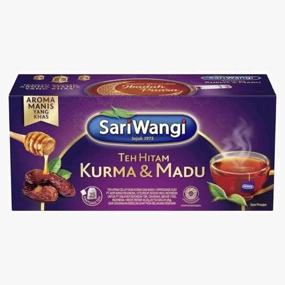 

Sari Wangi Teh Celup Hitam Kurma Madu 25 Bags