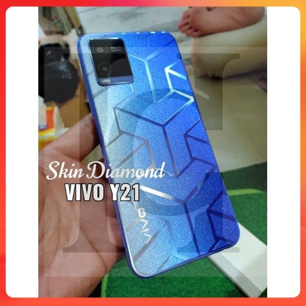 COD+GRATIS VIVO Y21/Y21S /Y21A  , SKIN Garskin Motif DIAMOND TRANFORMER Anti Jamur