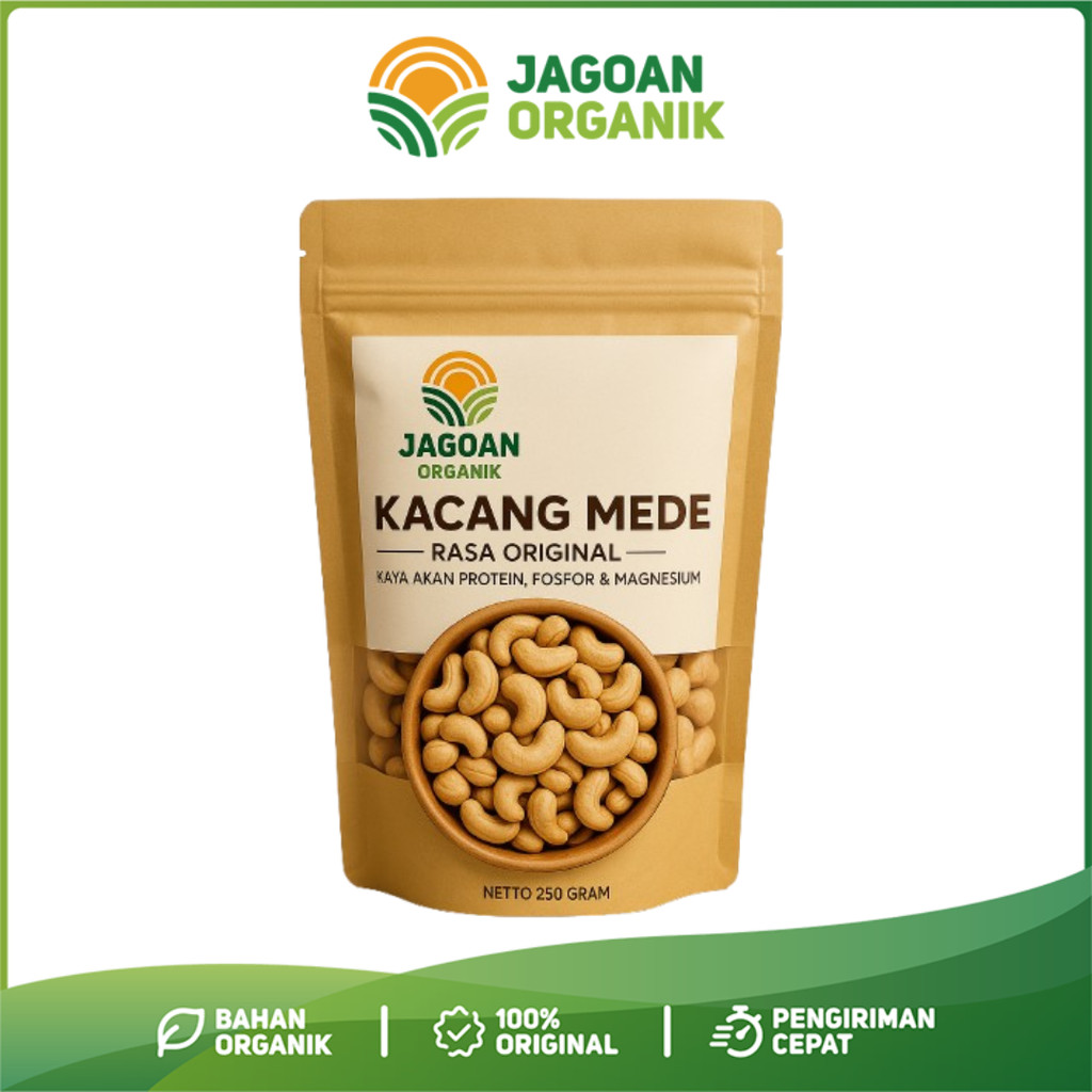 

Kacang Mede Premium Jagoan Organik Utuh Renyah Oven Roasted Cashew Kacang Mede Kualitas Premium