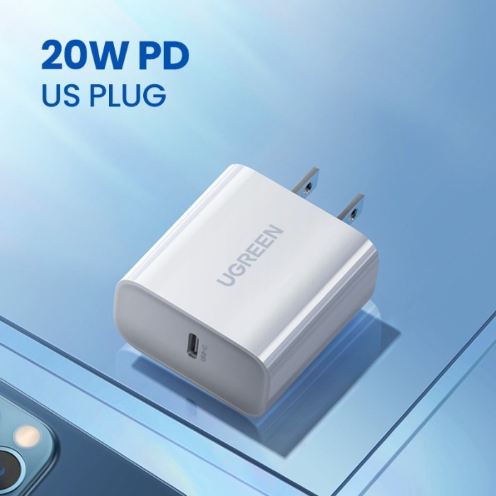 Adaptor UGreen Wall Charger USB-C 20W PD WH - CD137 PN 60450
