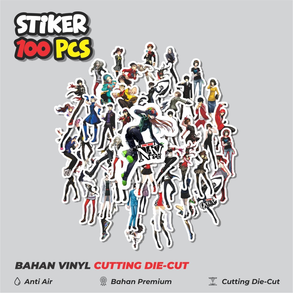 

Terbaru! 50 pcs Stiker Video Game Series Person A5 V1 Dekorasi Lucu Kreatif untuk Notebook, Skateboard, HP