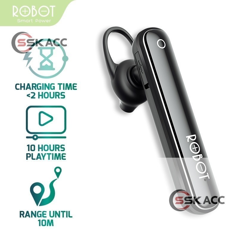 ROBOT TALK10 Bluetooth Earphone Android Iphone Original