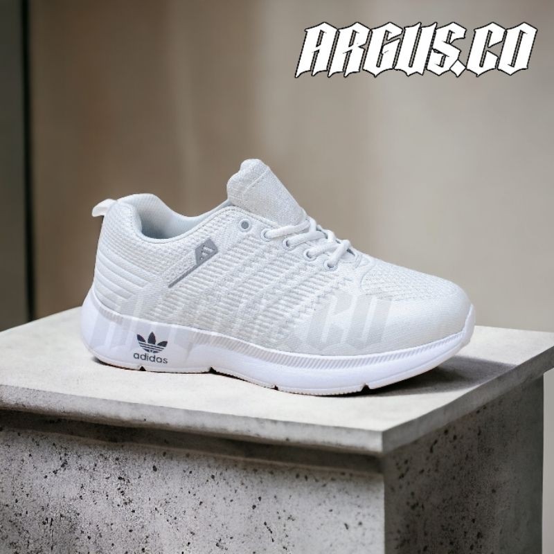 Sepatu Sneakers Putih Wanita Pria Casual Senam Olahraga Sepatu Putih Unisex