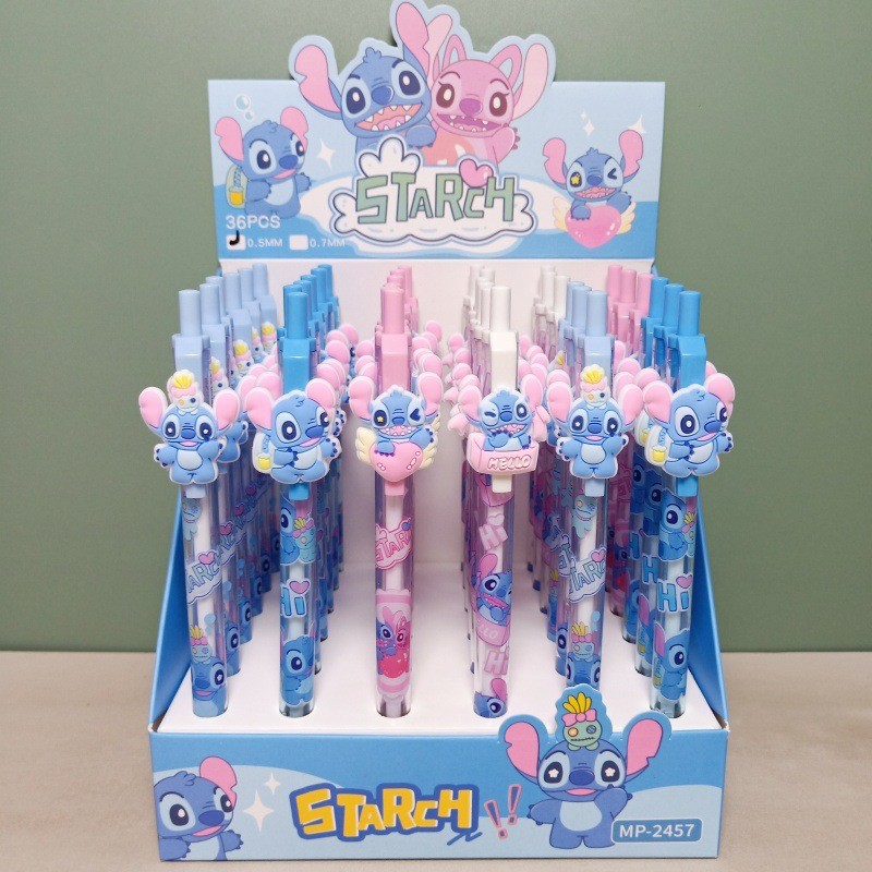 

6/36pcs Disney Stitch Patch Activity Pencil Kawaii Student Star Baby 0.5 Automatic Pencil Stationery Supplies Wholesale