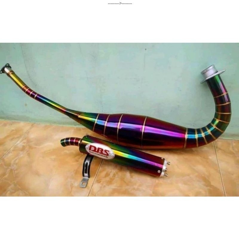 Knalpot Racing DBS/Kolong Ninja S Ss R Rr Pelangi 150 KR150 2 stroke ekzos