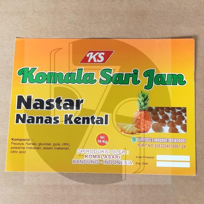 

selai nastar nanas Komala sari 10 kg komalasari