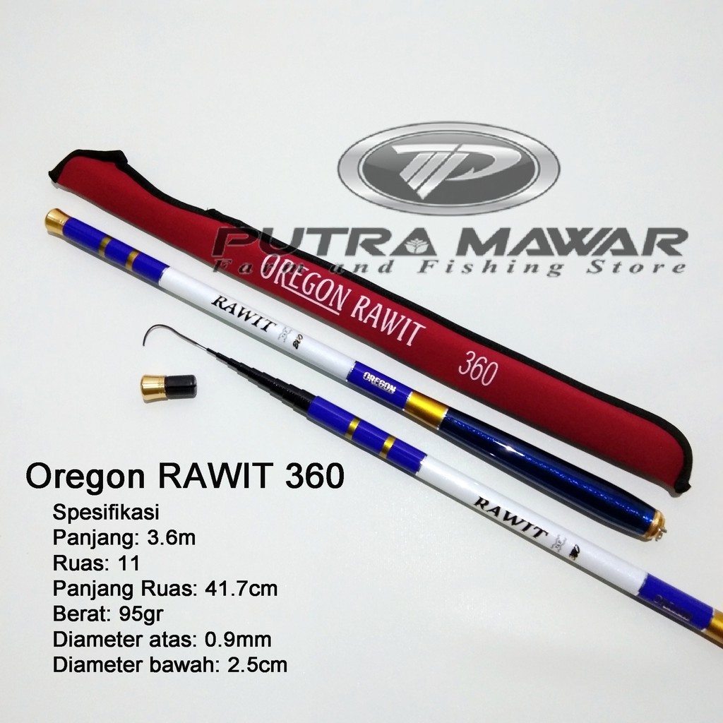 Joran Pancing Tegek Oregon Rawit Biisa dan Tenkara 150 180 210  240 270 300 360 450 Bahan Original C