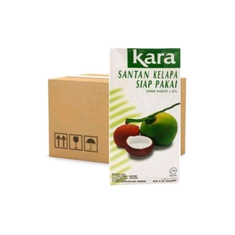 

Kara Santan Kelapa Cair Instan Siap Pakai - Coconut Cream 1 Karton (1000ml x 12pcs)