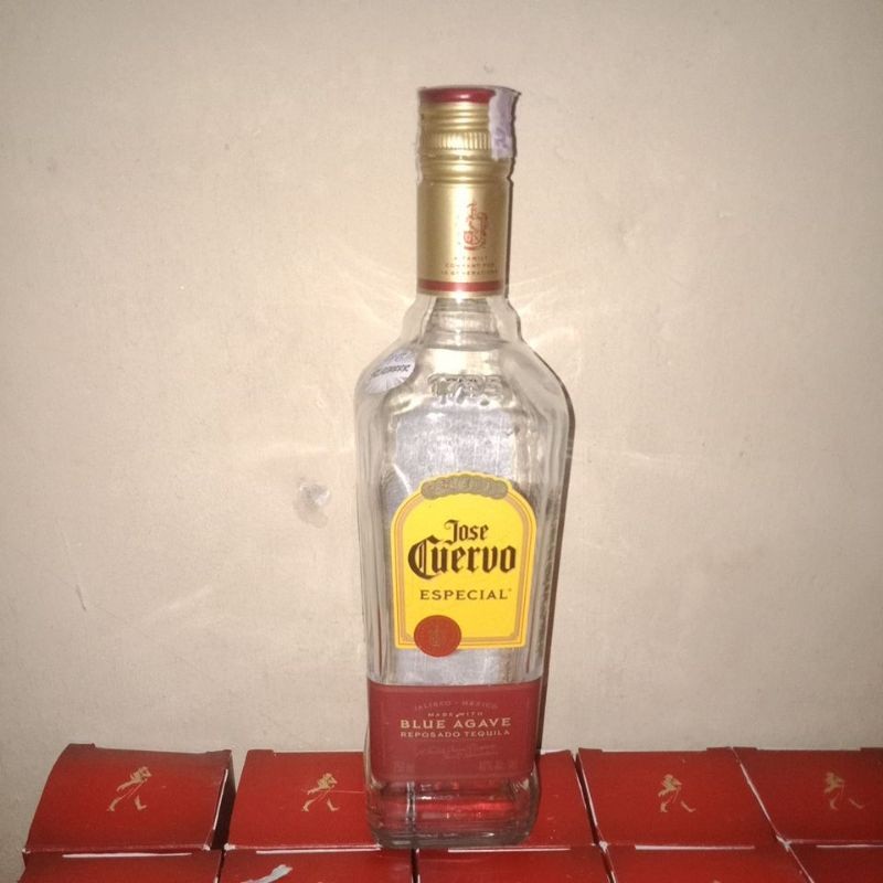 BOTOL BEKAS MIRAS IMPOR JOSE TEQUILA / BOTOL BEKAS UNIK / BOTOL KOLEKSI