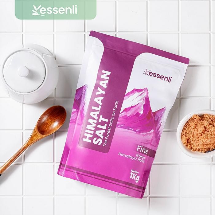 

ESSENLI Garam Himalaya Halus 1kg / Garam Himalaya Kasar 1kg / Himalayan Salt - Garam Himalaya Halus