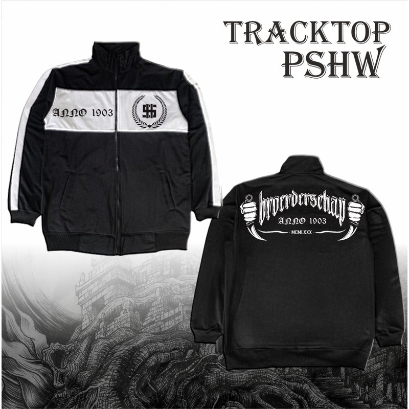 JAKET TRACKTOP PSHW BROEDERSHCAP ANNO 1903 JACKET TRACTOP PSHW TERBARU - TRACKTOP SABLON BORDIR PSHW