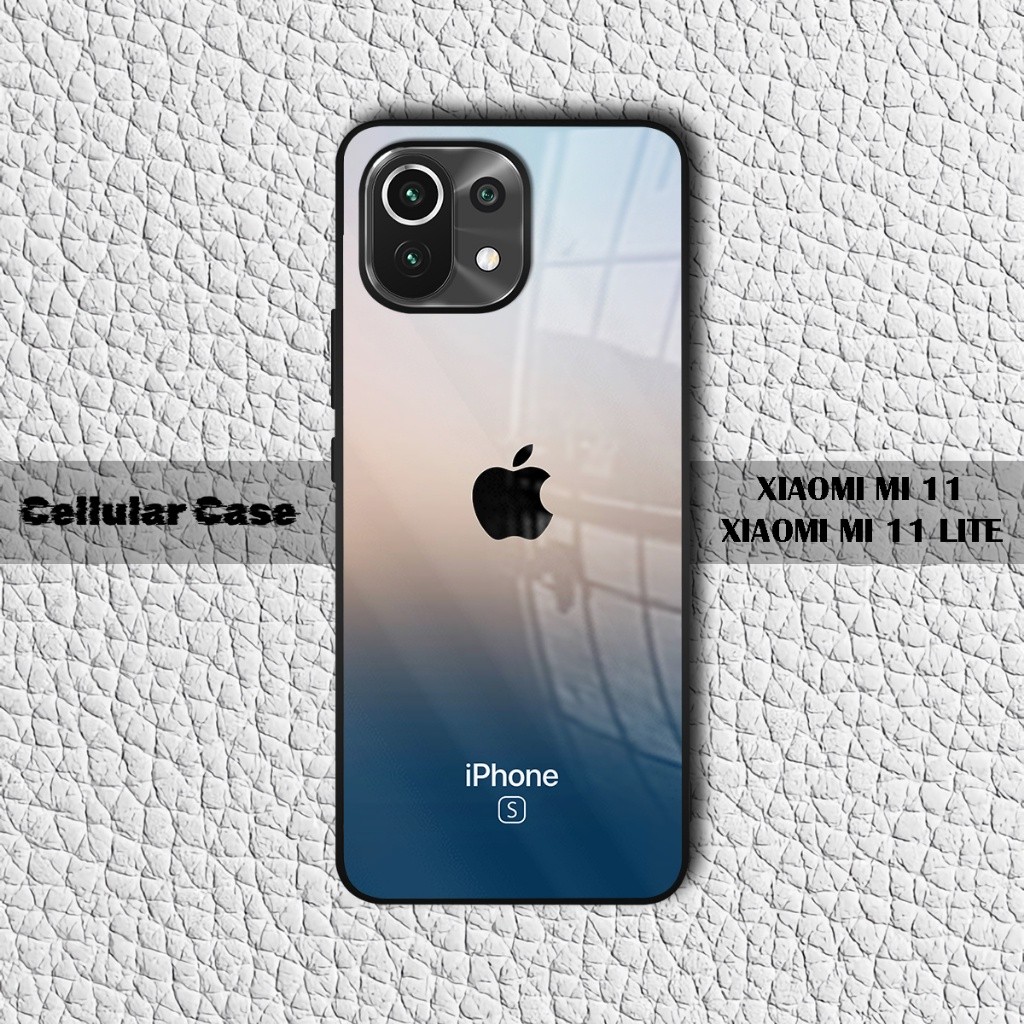 [CS36] Case Glossy Xiaomi Mi 11 11Lite 4G 5G |Softcase Hardcase Logo Apple Iphone
