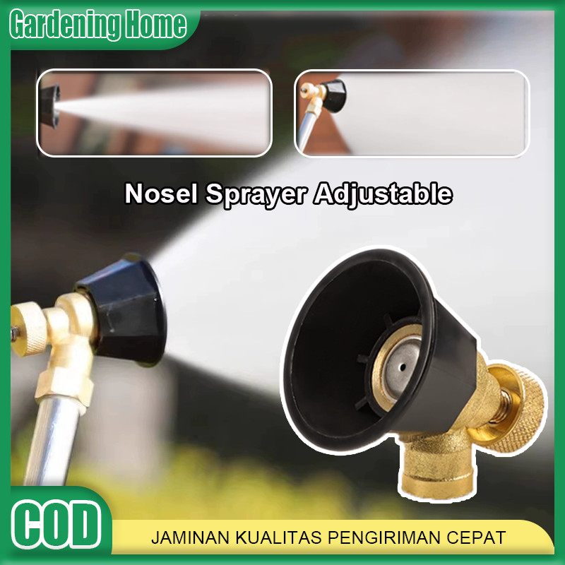 Nosel Sprayer Adjustable/ Nosel Sprayer Tekanan Tinggi Pertanian/kabut Ujung Semprotan Sprayer Elekt