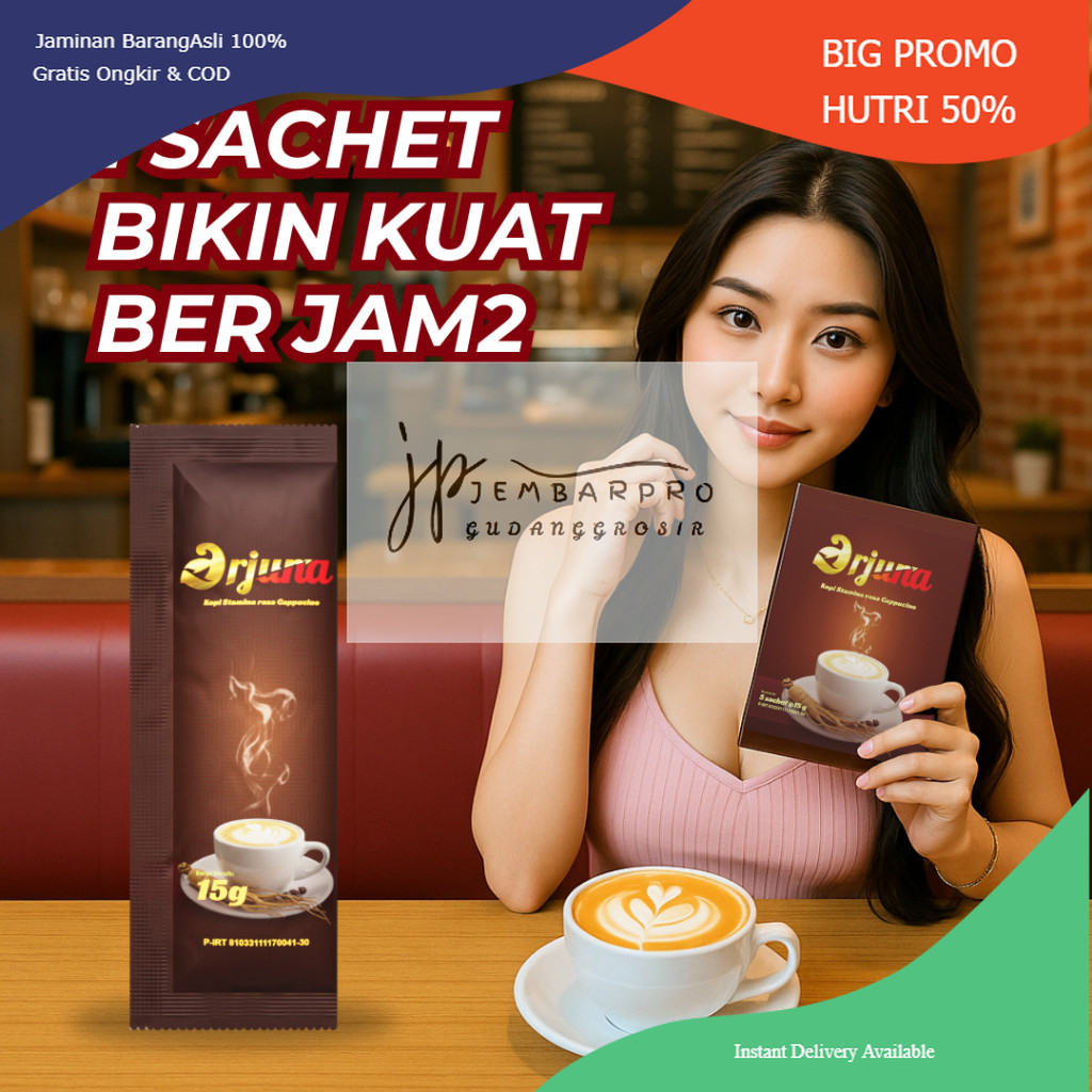 

ARJUNA Kopi Ginseng Kopi Stamina Kemasan 1 Sachet