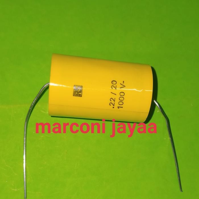 kapasitor axial 0,22uf 1kv 31x20 RS