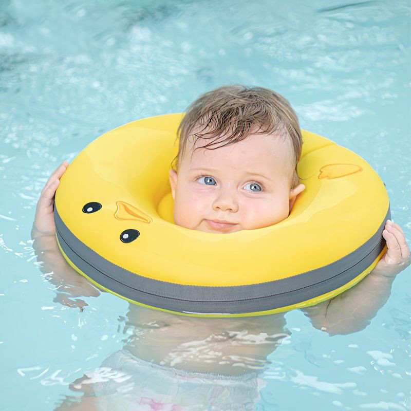 

0-6Month Baby Neck Float Ring Non-Inflatable Baby Neck Swim Ring Circle Newborn Bath Toy Swim Trainer Swimming Pool Accessories