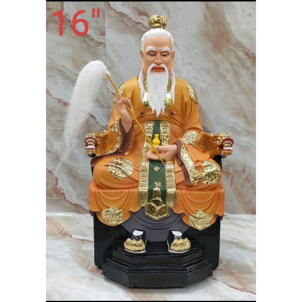 patung dewa thai siong / thai shang lau cin - fiber - 16inch