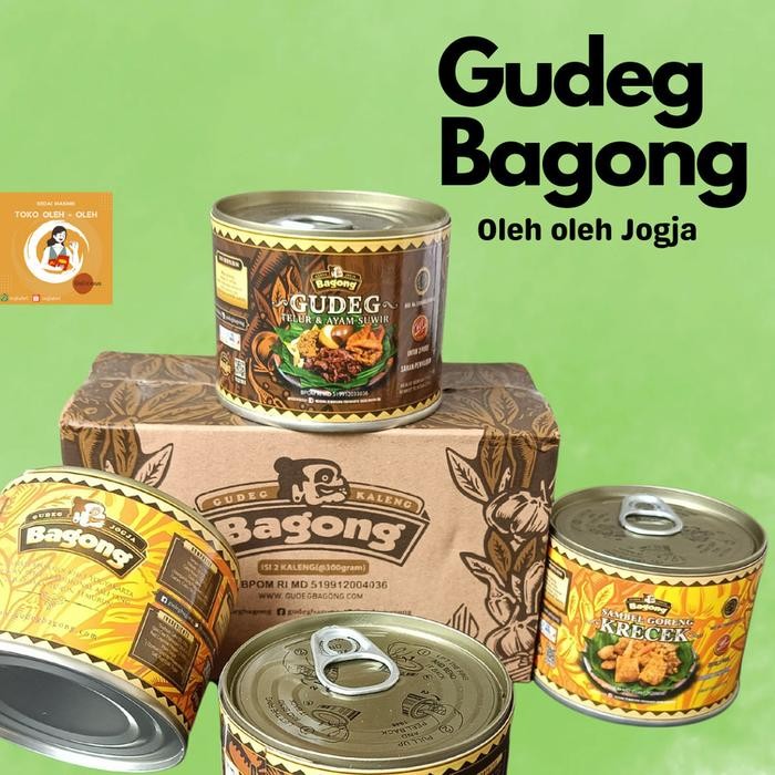 

[TERLARIS] Gudeg Kaleng Bagong Ayam Suwir Krecek Telur Tahu Oseng Mercon Resep Yu Djum 210 gram - Ayam Suwir[TERLARIS ]
