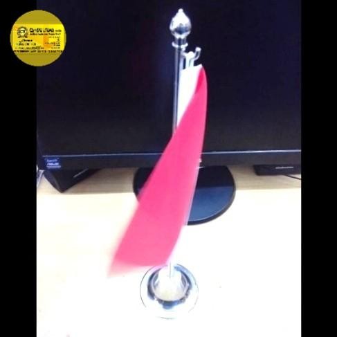 Promo BENDERA MERAH PUTIH MEJA / BENDERA MERAH PUTIH TIANG STENLIS / BENDERA MERAH PUTIH + TIANG STE