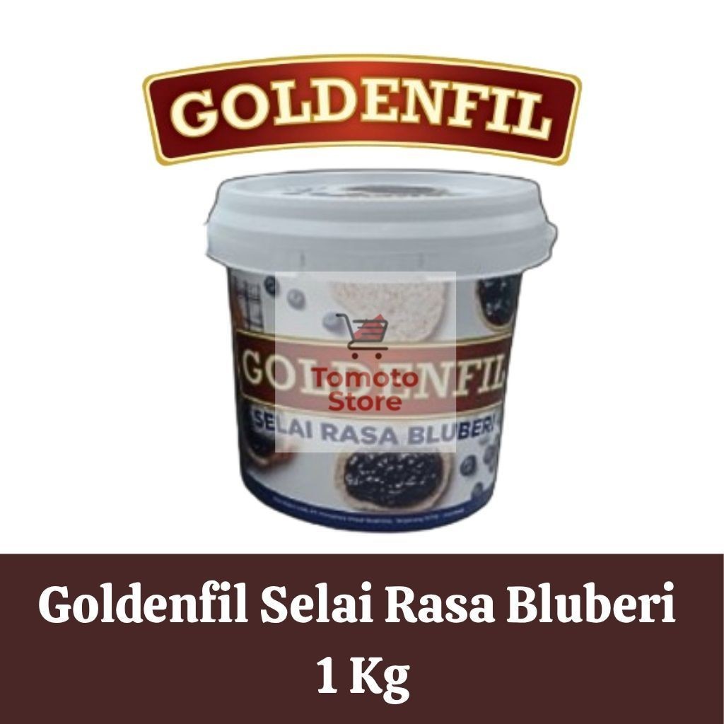 

TOMOTOSTORE GOLDENFIL Blueberry Jam / Selai Bluberi 1kg / 1 kilogram