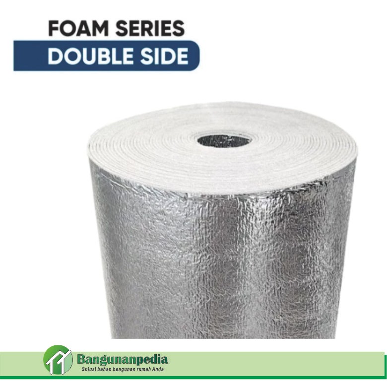 ATAP Foam ALUMINIUM FOIL Double Side 4mm HARGA PER ROLL (GD)