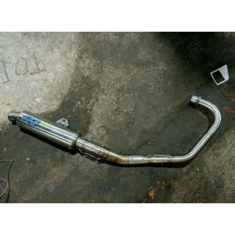 Knalpot Dos Jenong ala original fullsistem cb, gl, mp, Tiger pnp bisa cod