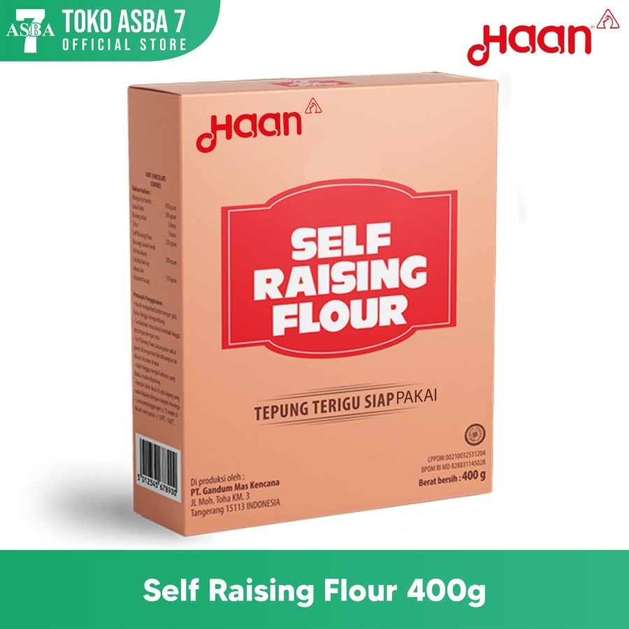 

HAAN SELF RAISING FLOUR 400 GR