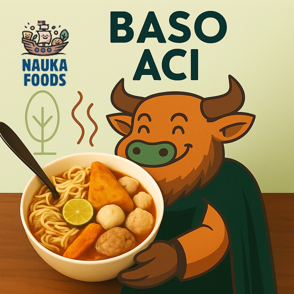 

Nauka Foods - Baso Aci Isi Jando Lemak Sapi Praktis Bisa Diseduh Gak Bikin Ribet Halal Gurih Kenyal