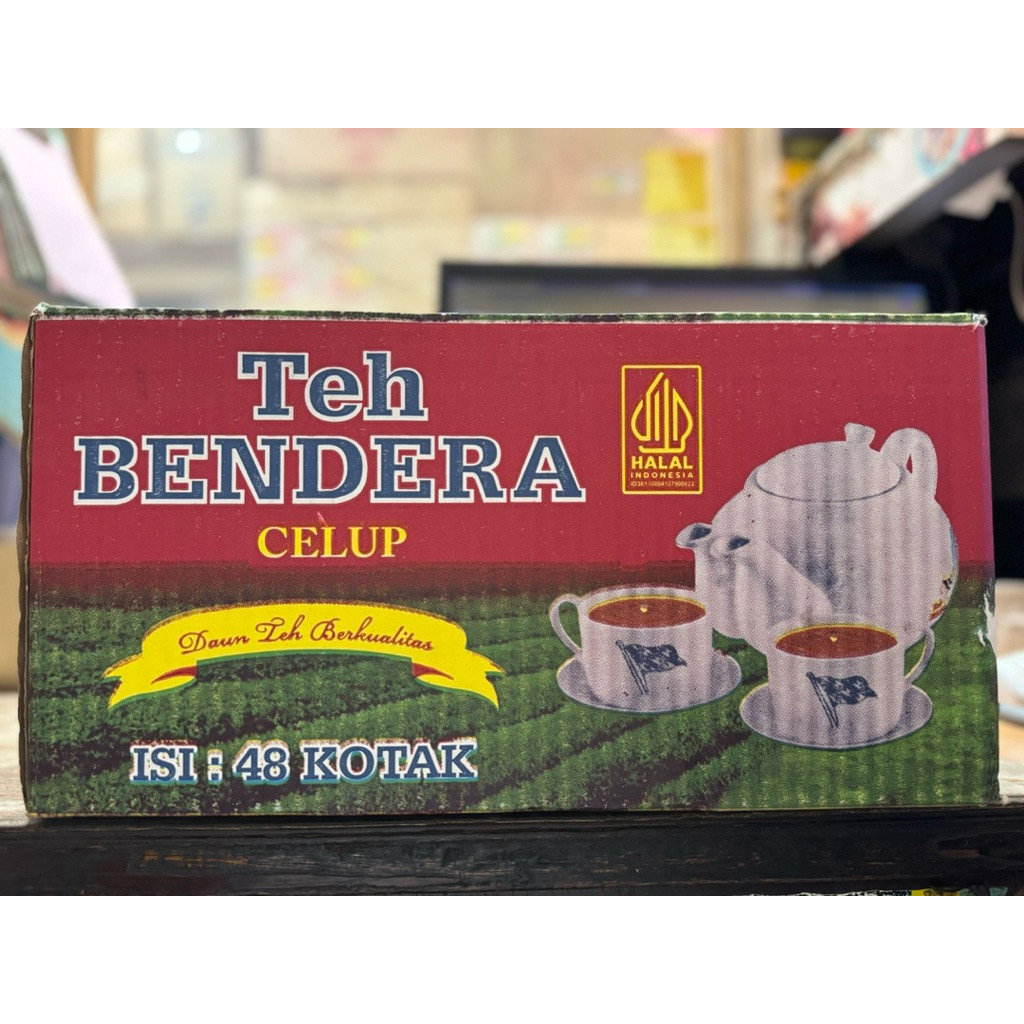 

Teh Bendera Celup 25 sachet @ 48 kotak / 1 dus