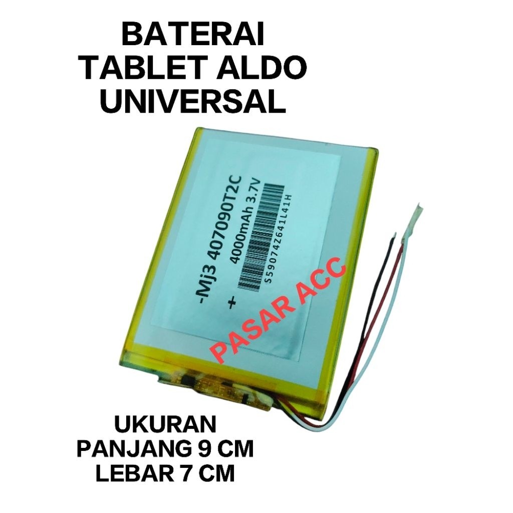 Baterai Tablet Aldo T33 T11 T7Q Epad T2 Prince PC22 Battrey Tablet Aldo