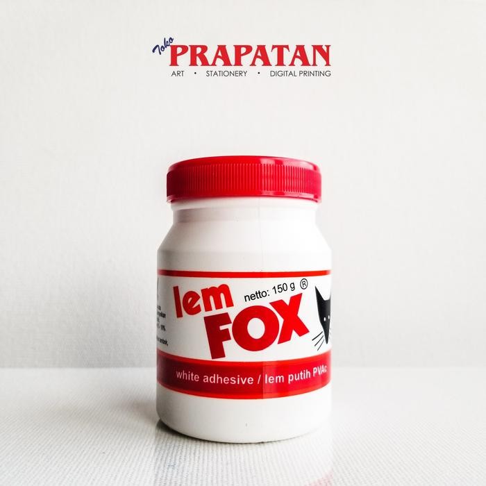 

Lem Fox 150 gram / Lem putih PVAc
