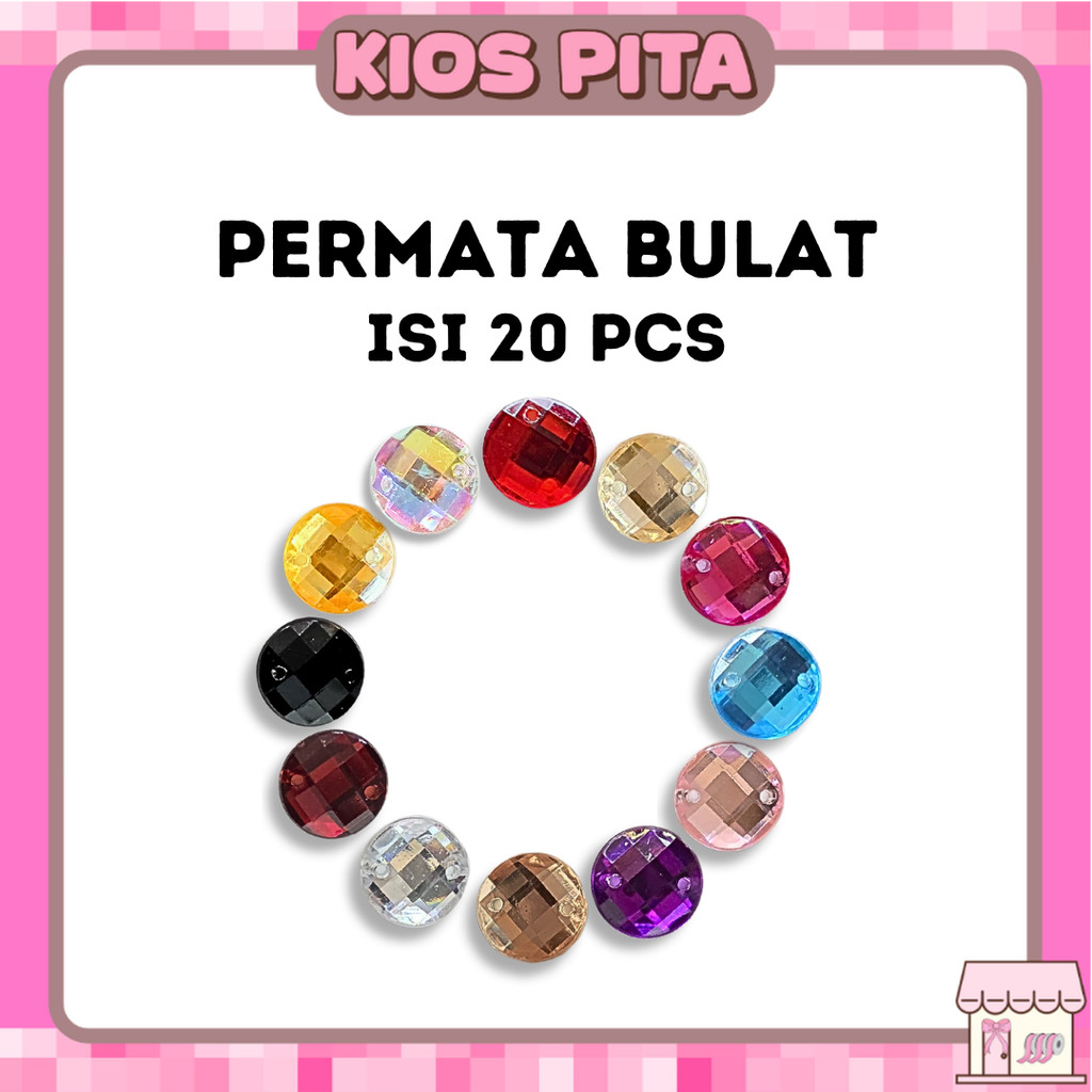 BULAT - Permata Kristal Resin Diamond Aklirik Payet Manik