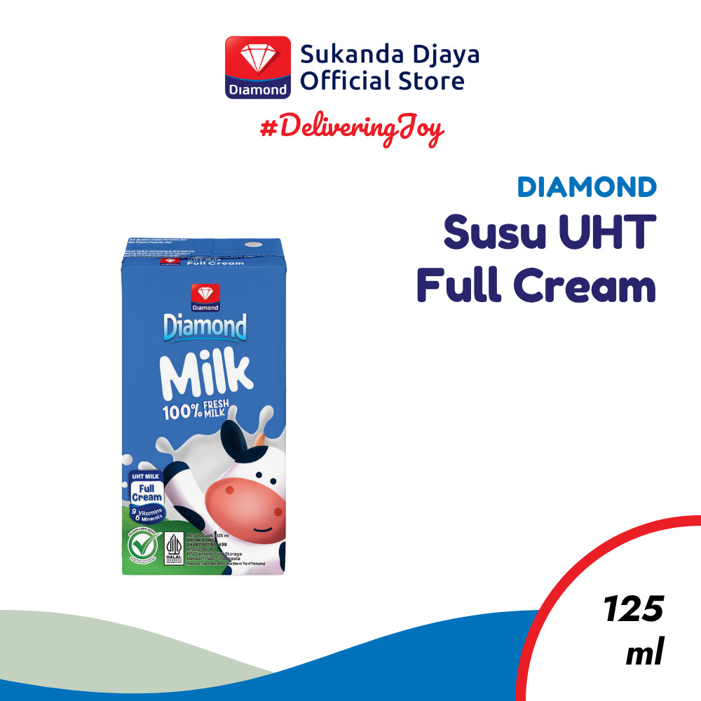

Diamond Milk Susu UHT Full Cream 125 ML