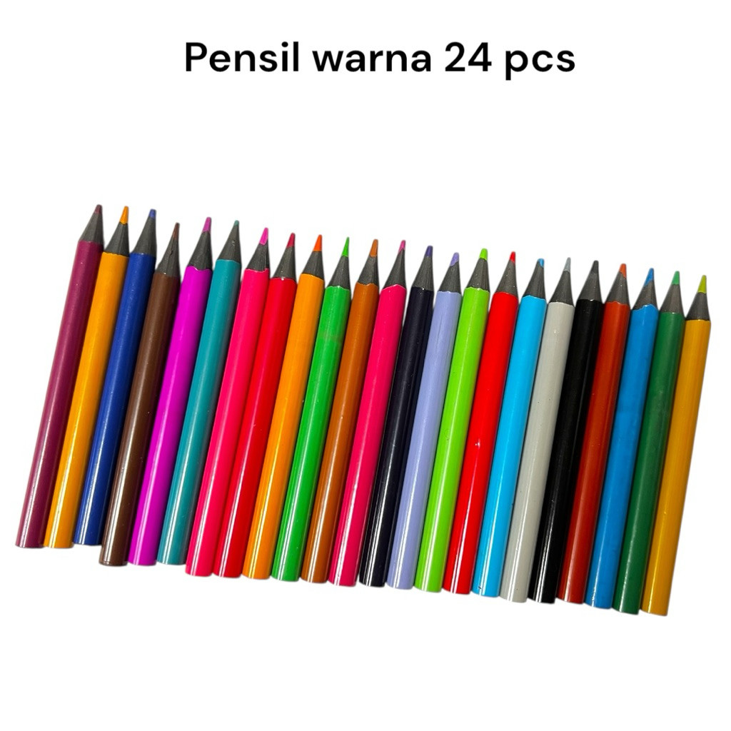 

EMERAL_Crayon 24 pcs pencil warna cat air pensil melukis crayon melukis anak pensil mewarna