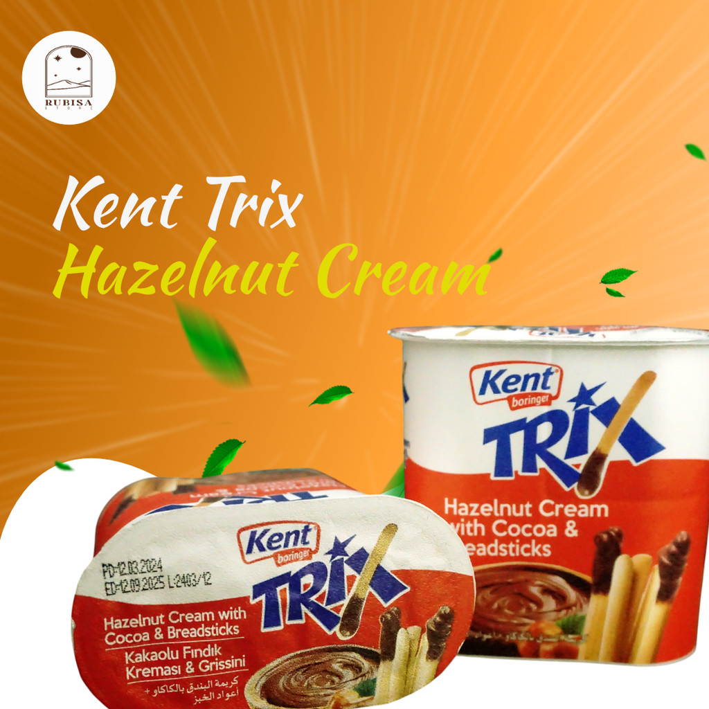 

Kent Boringer Trix Hazelnut Cream with Cocoa & Breadsticks 56g