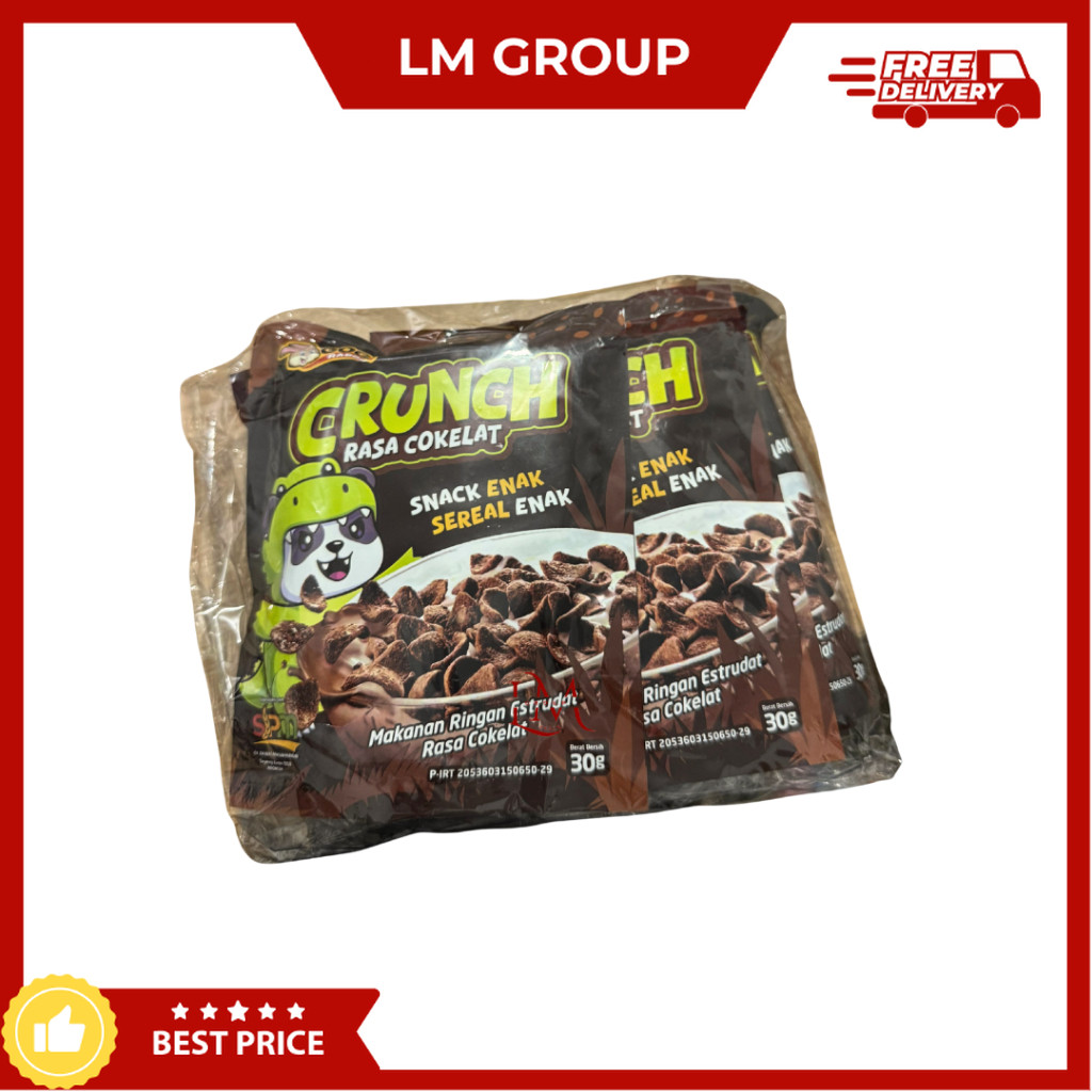 

Gogo Rabbit Crunch Rasa Coklat Snack Sereal 1 Pack isi 5 pcs x 30gr Cemilan LM Snack Grosir