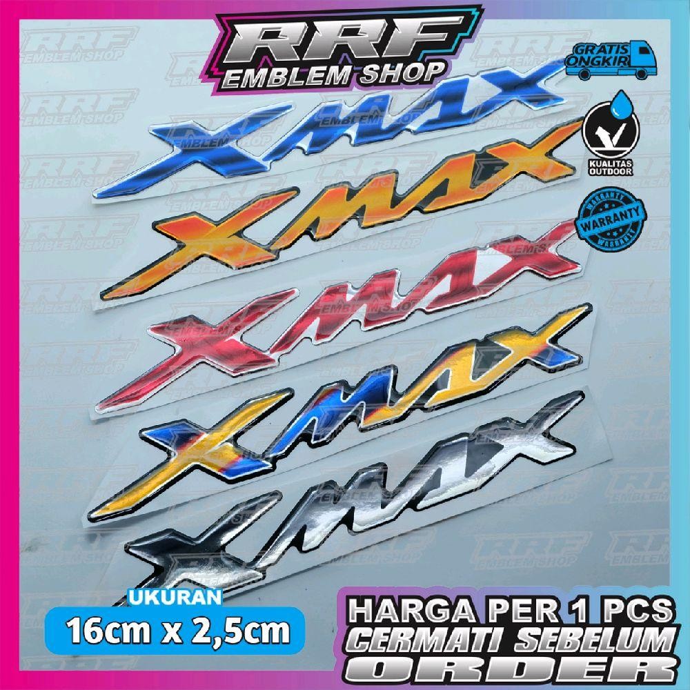 emblem timbul YAMAHA XMAX / stiker logo YAMAHA XMAX