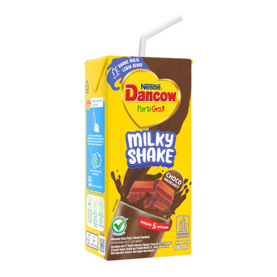 

Nestle Dancow FortiGro Milkyshake Susu UHT Choco Hazelnut Kotak 180 ml