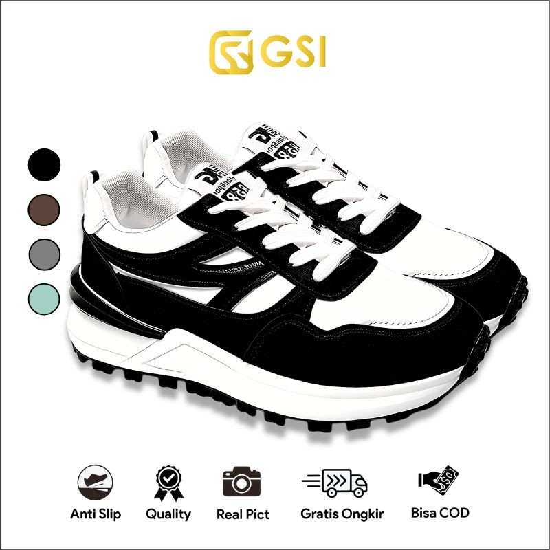 GSI Yoojin 1364 Sepatu Sneakers Wanita Casual Sport Olahraga Running Cewek SIZE "37-41"