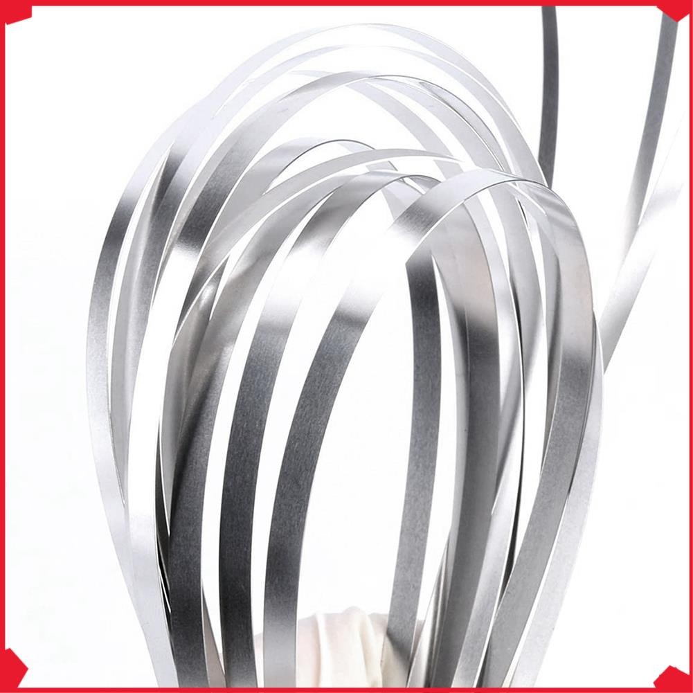 

B17B Stainless Steel Cable Ties, 100 Pcs 7.9 Inches Heavy Duty Self-Locking Cable Zip Ties, Metal Exhaust Wrap Locking Ties